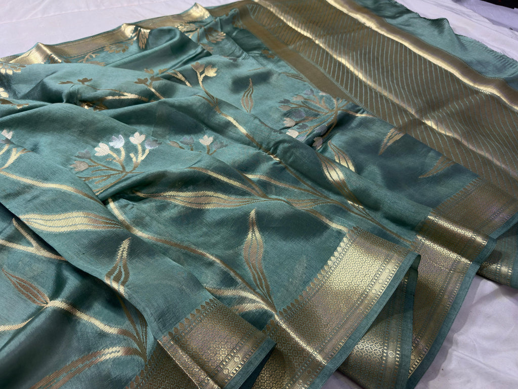 RO mango silk Sarees