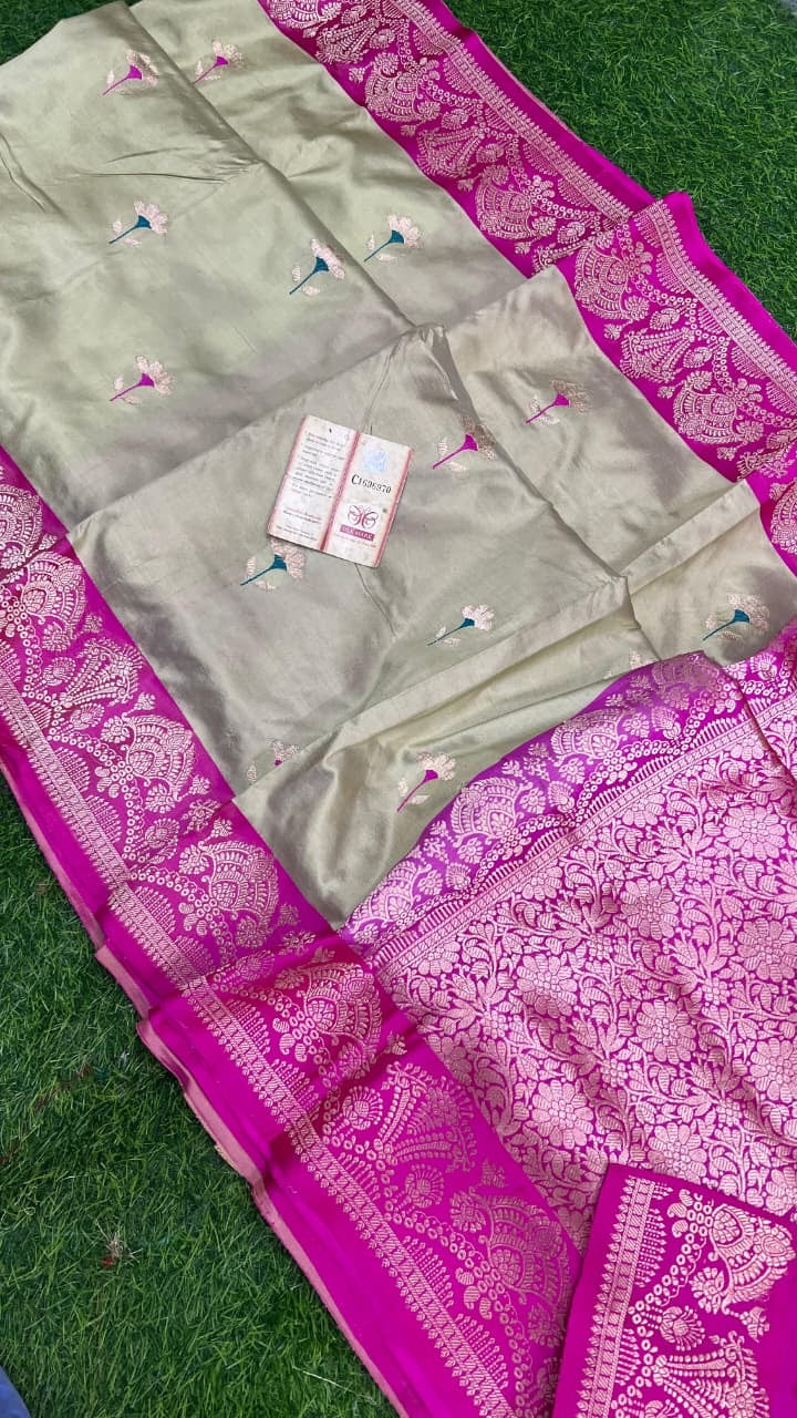 Banarasi katan silk saree