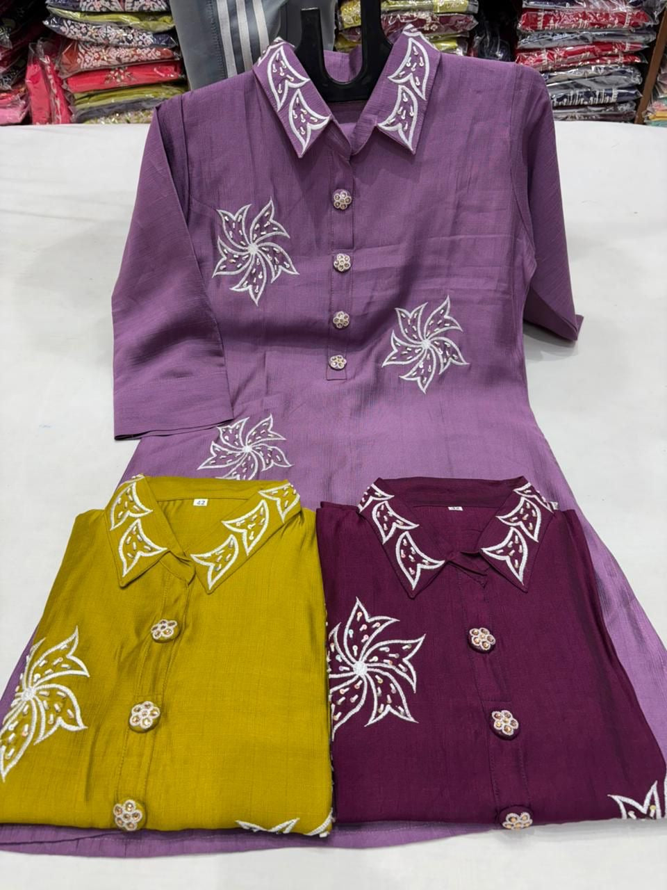 2pc set dola silk cotton