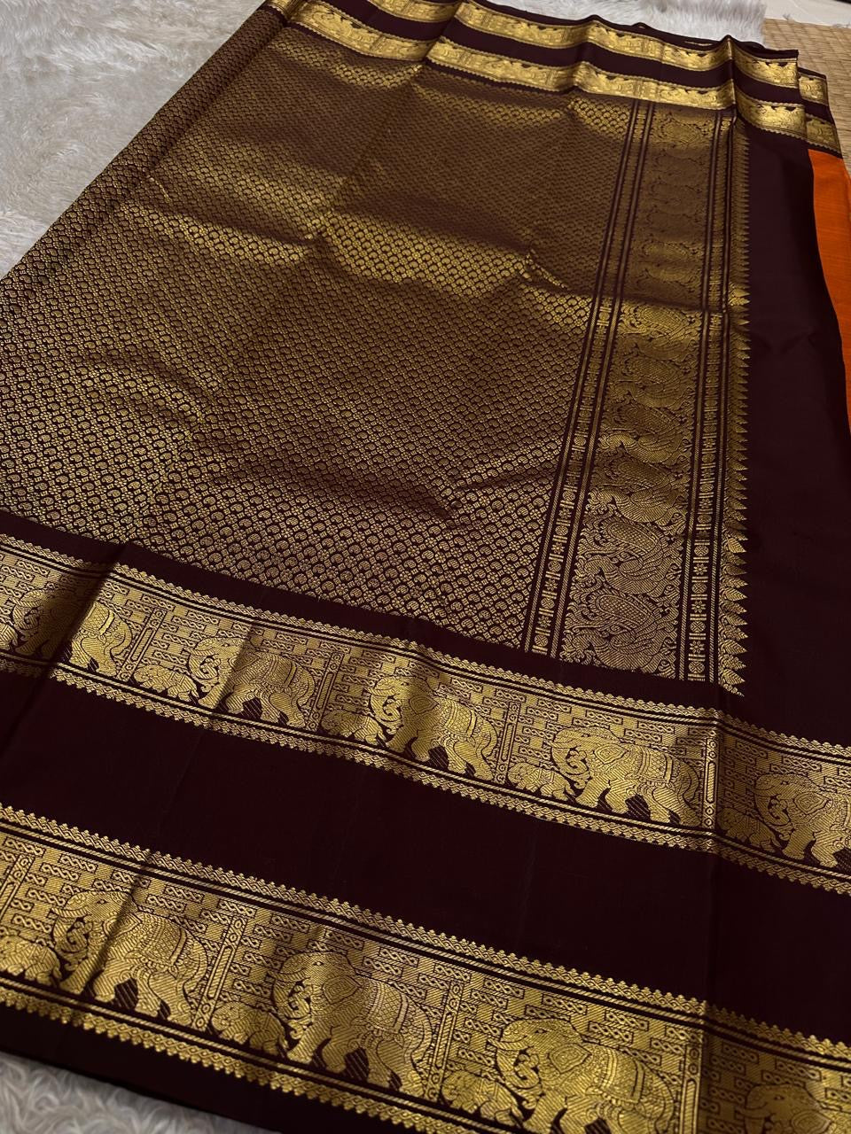 Pure handloom Kanchipuram silk sarees

*Silk mark certified*
