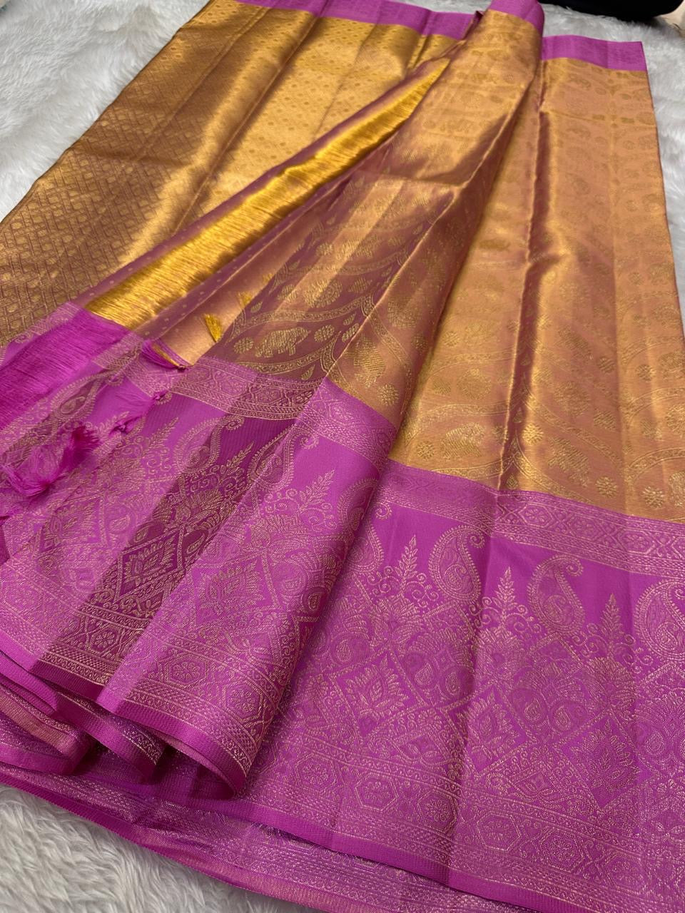 Pure handloom Kanchipuram sarees