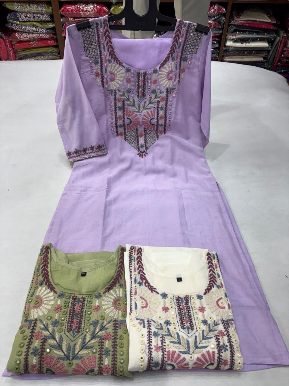 Mul chanderi 2 pc set