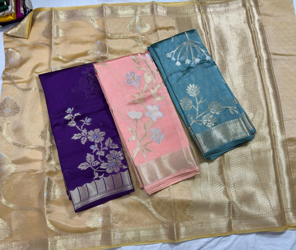 RO mango silk Sarees