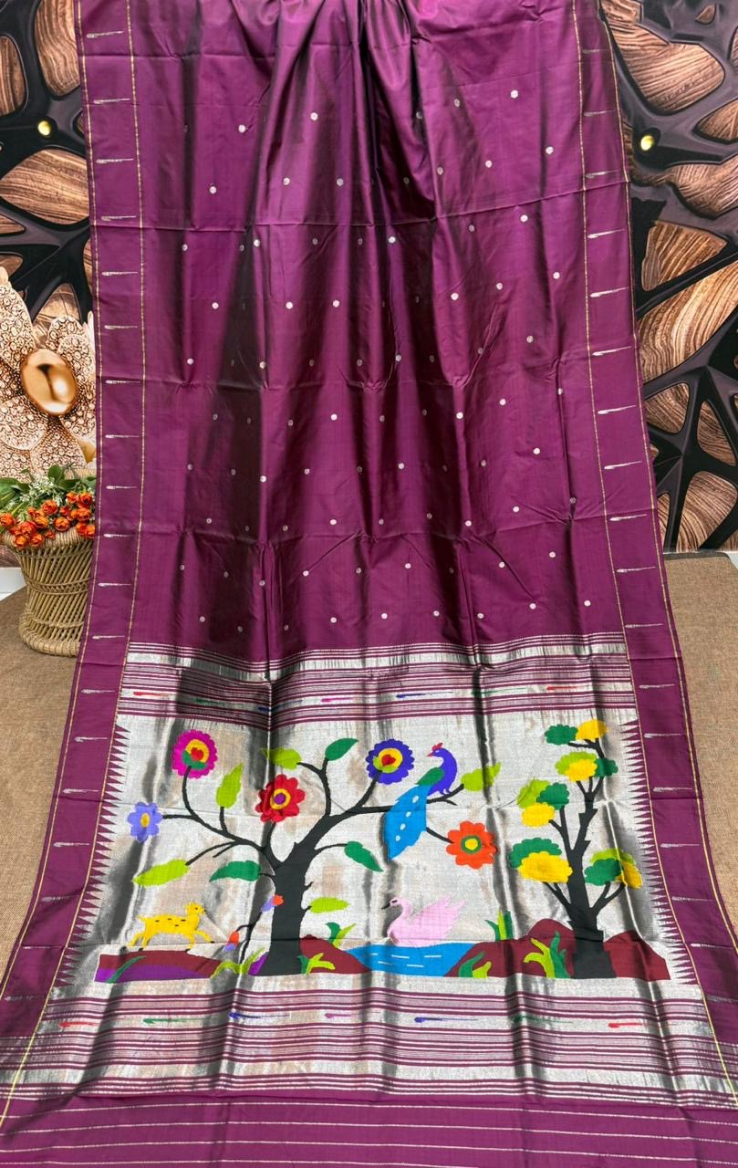 Single munia paithani