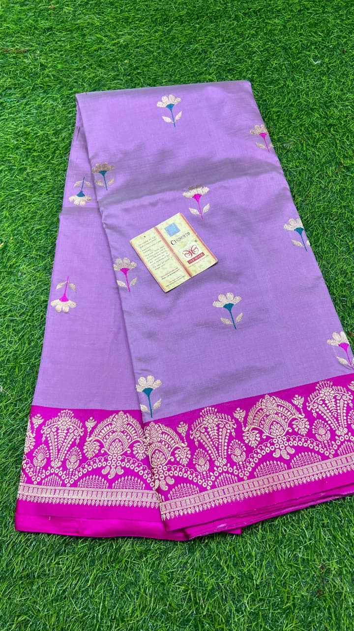 Banarasi katan silk saree