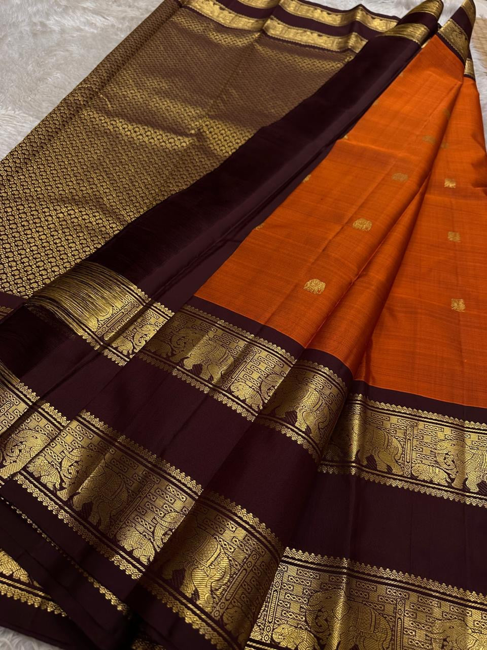 Pure handloom Kanchipuram silk sarees

*Silk mark certified*