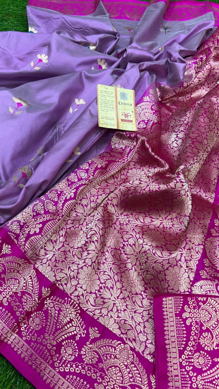 Banarasi katan silk saree