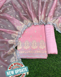 *Exclusive Banarasi Unstitched Salwar kameez with Dupatta