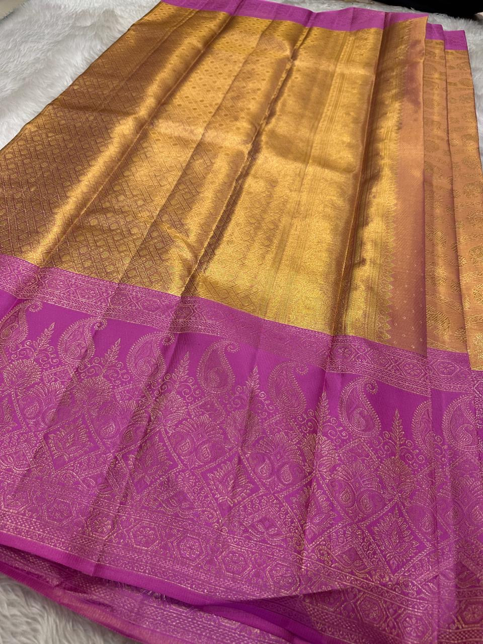 Pure handloom Kanchipuram sarees