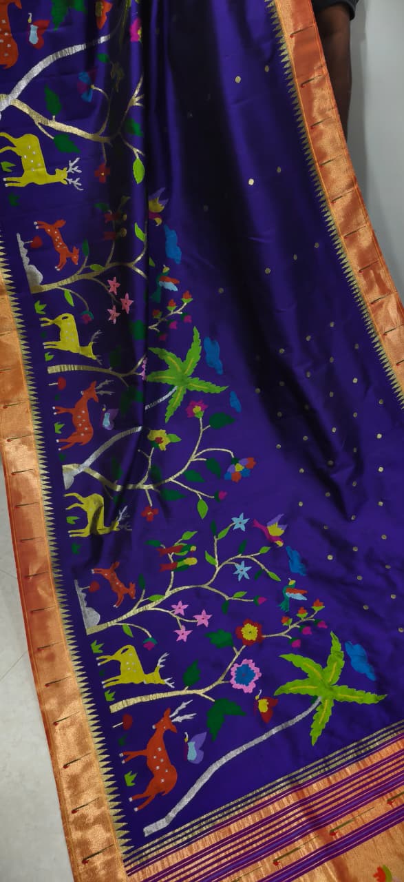✨ Discover the timeless allure of our Paithani saree