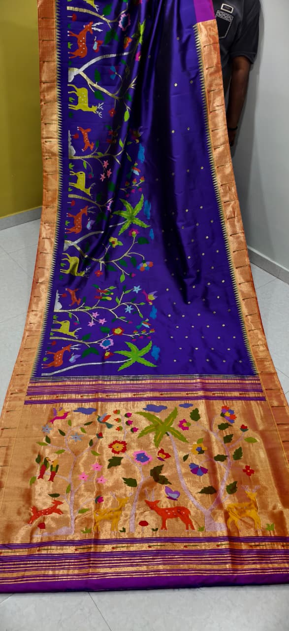 ✨ Discover the timeless allure of our Paithani saree