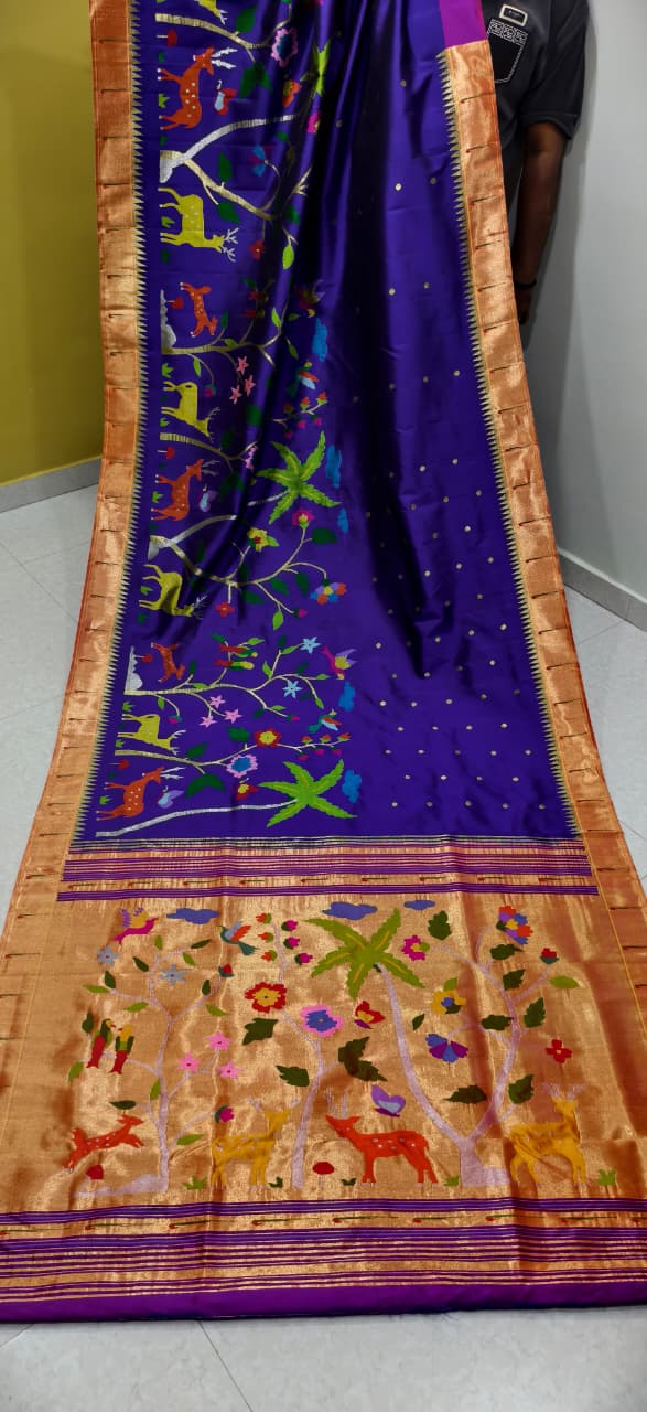 ✨ Discover the timeless allure of our Paithani saree