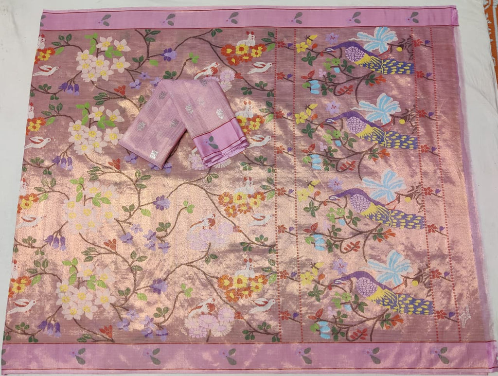 Double tissue saree