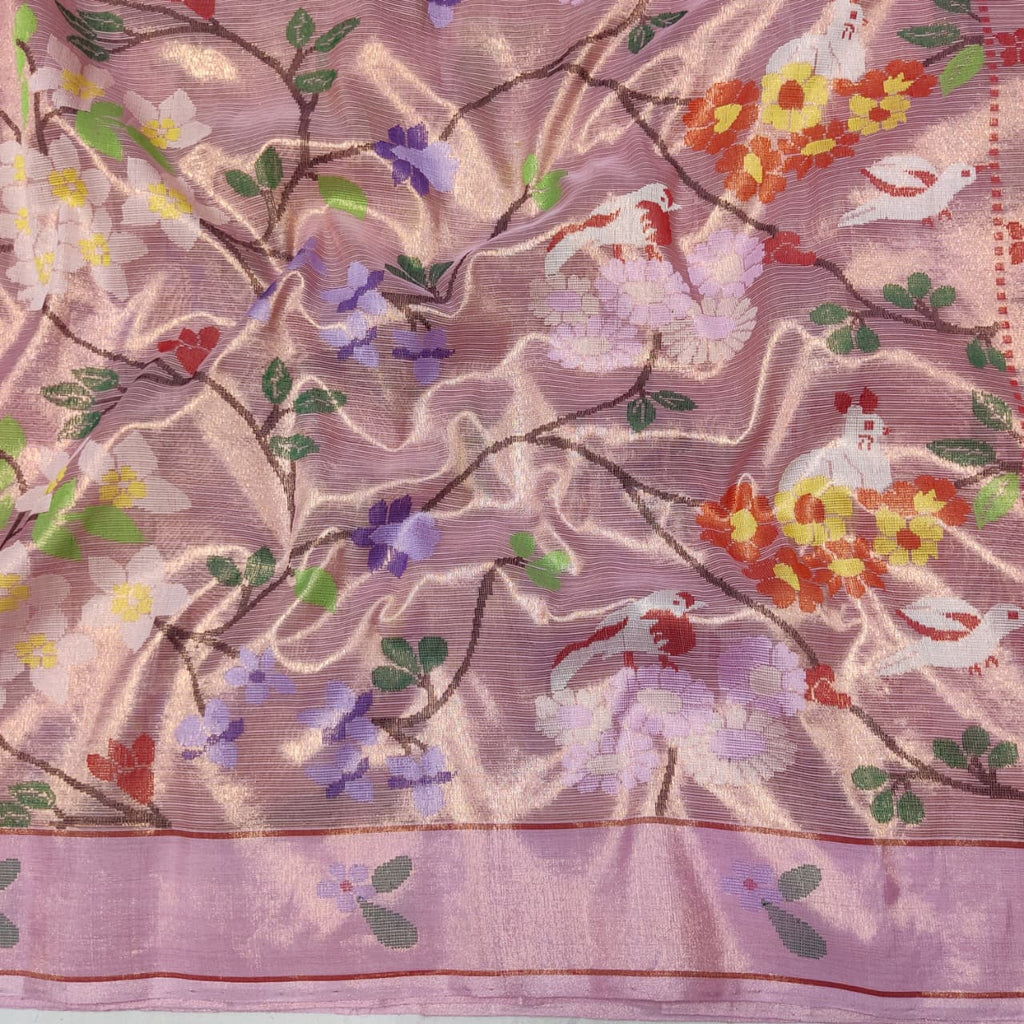 Double tissue saree