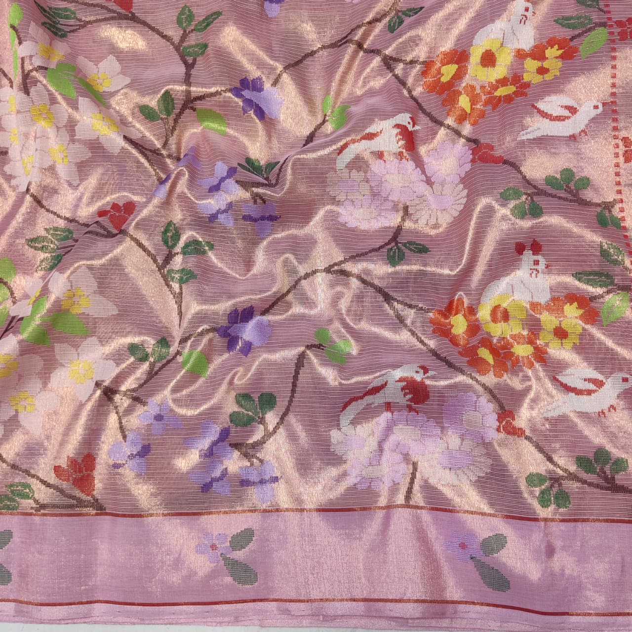 Double tissue saree