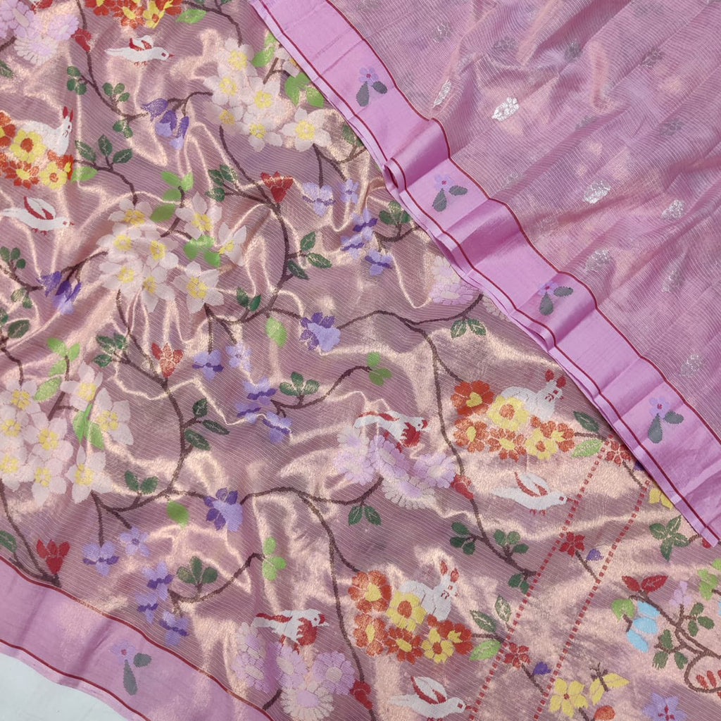 Double tissue saree