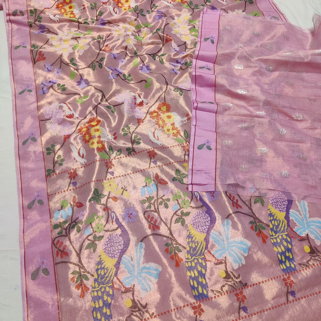 Double tissue saree