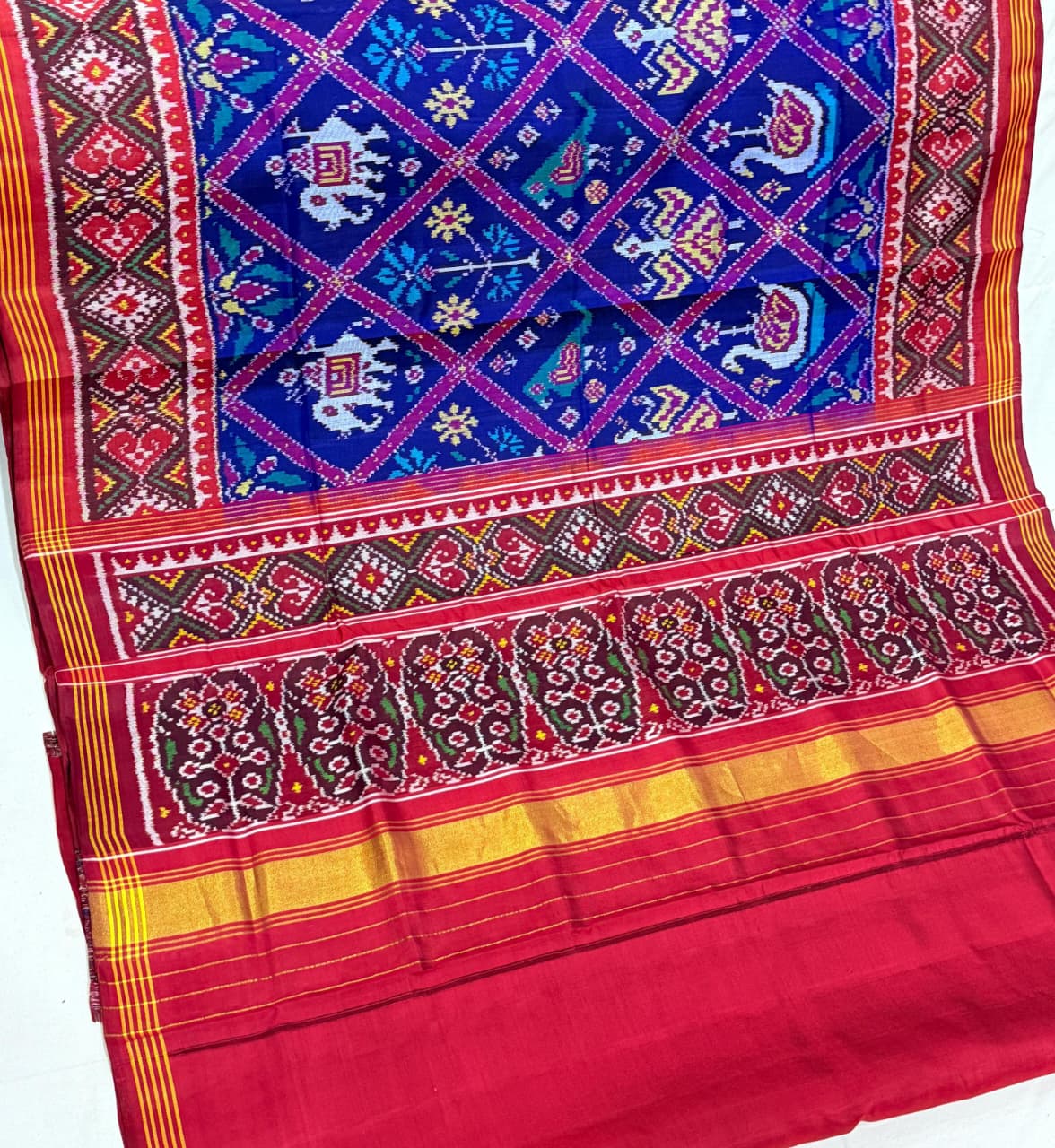 Beautiful Rajkot Patola in new colors