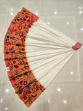 2.5 mtr paithani fabric for kids lehanga