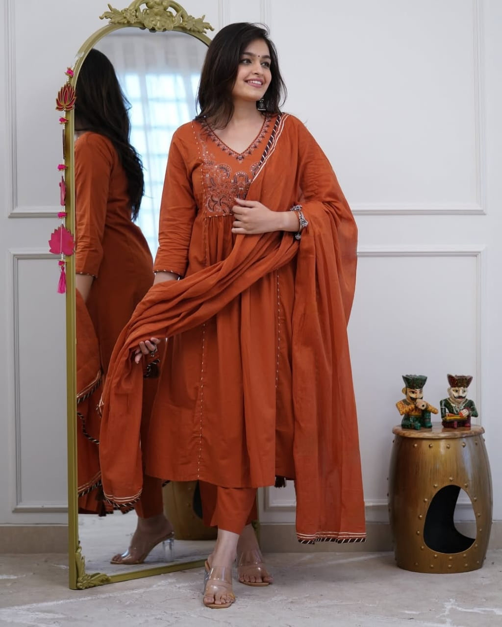 3pc mulmul cotton