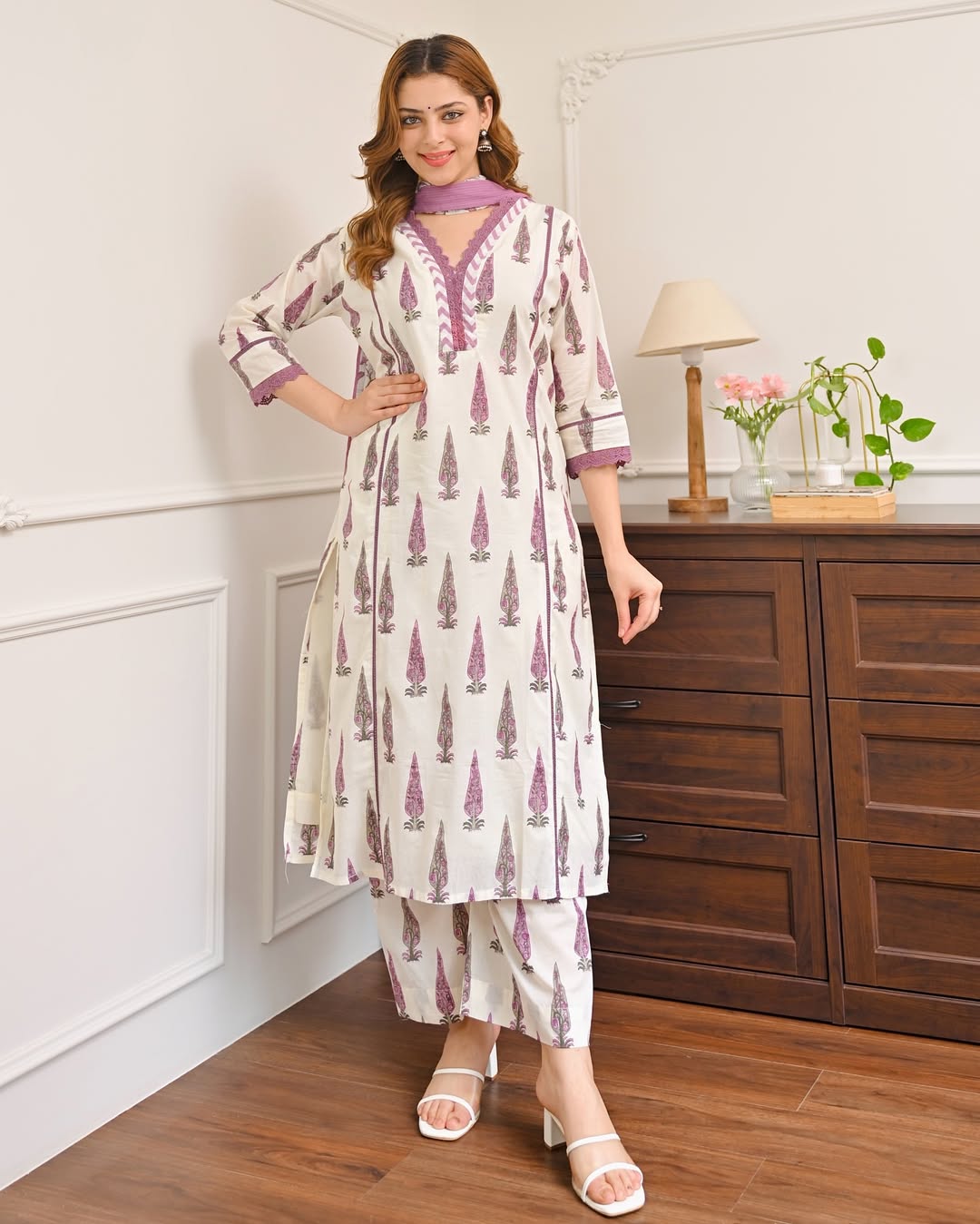 Premium cotton suits