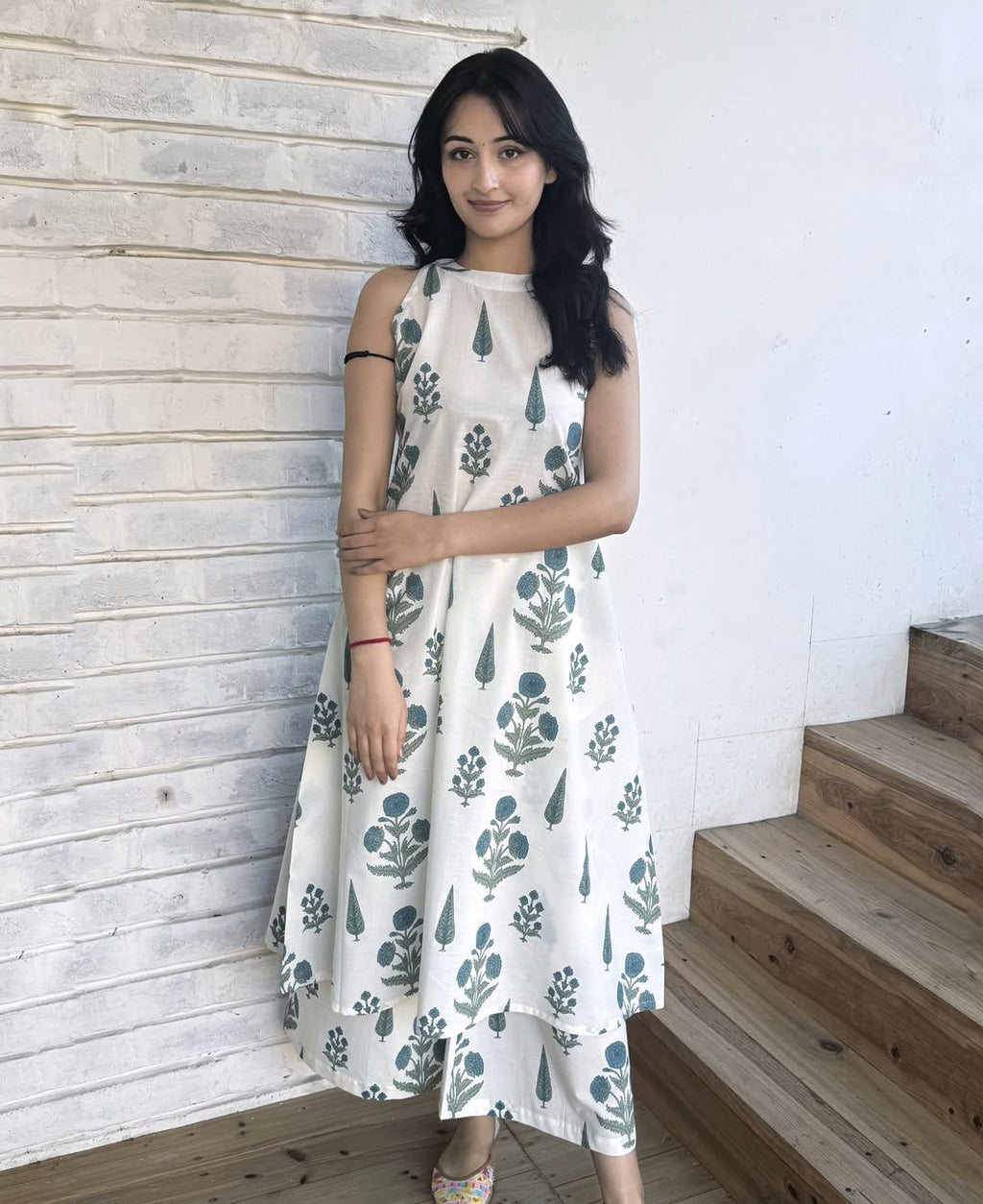 Cotton kurti palazza set