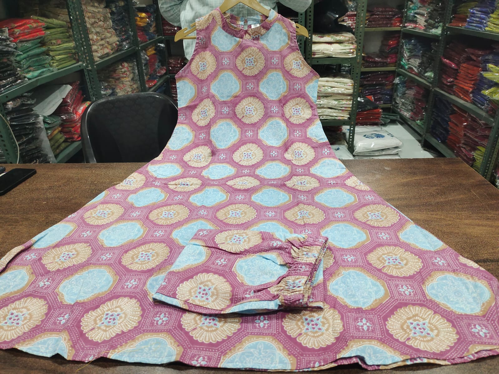 Cotton kurti palazza set