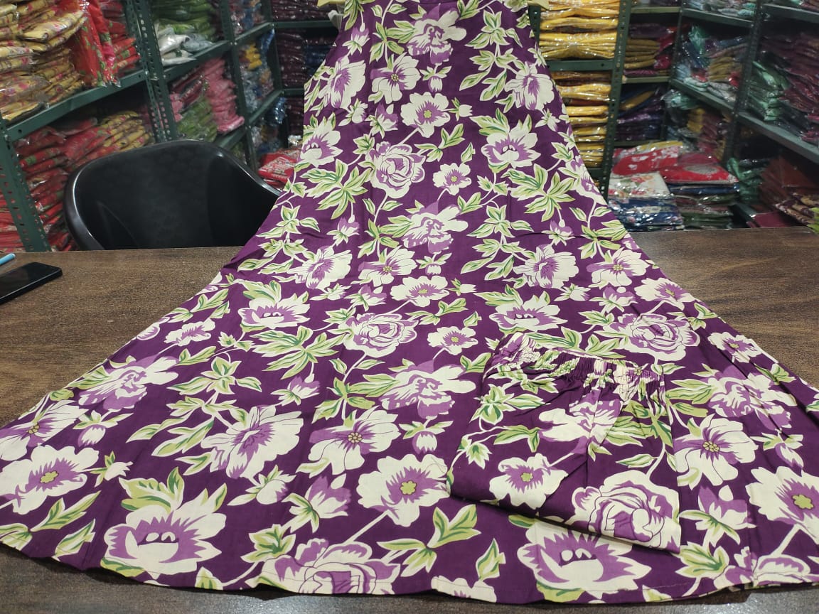 Cotton kurti palazza set