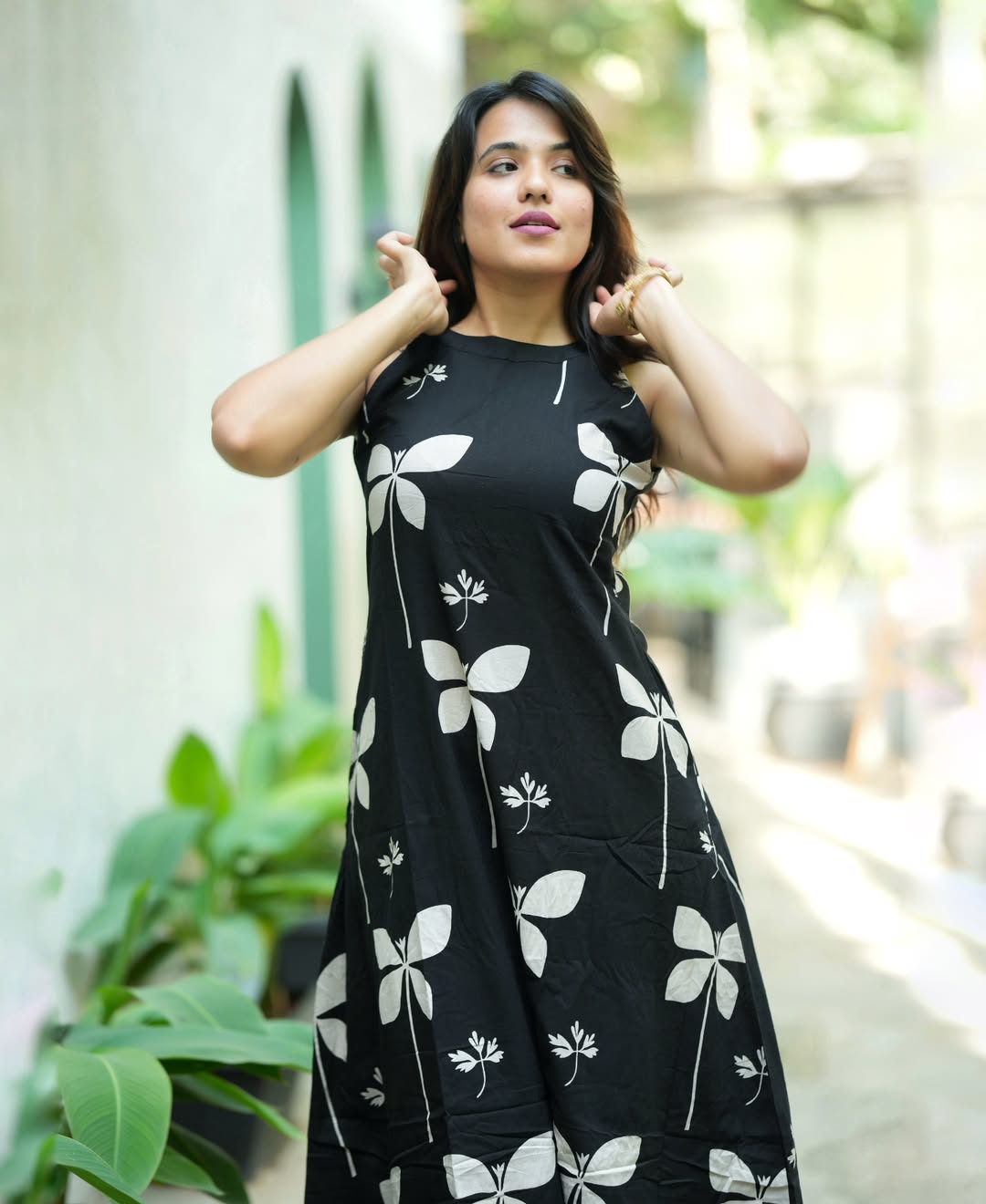 Cotton kurti palazza set