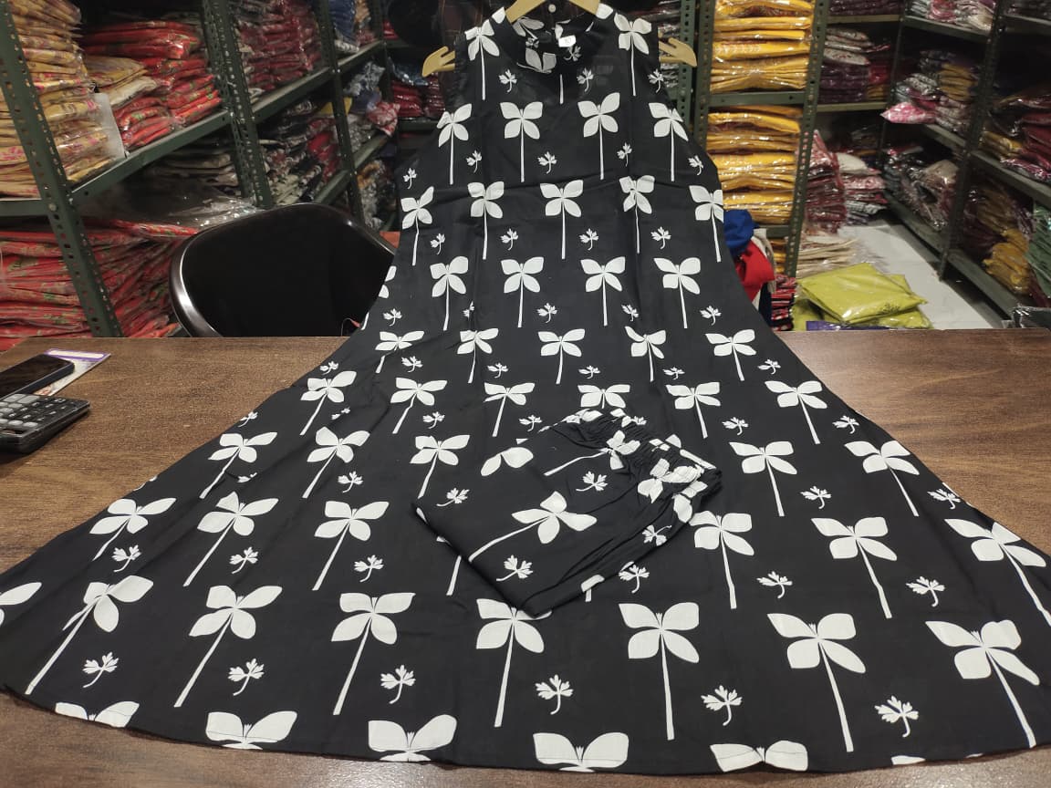 Cotton kurti palazza set