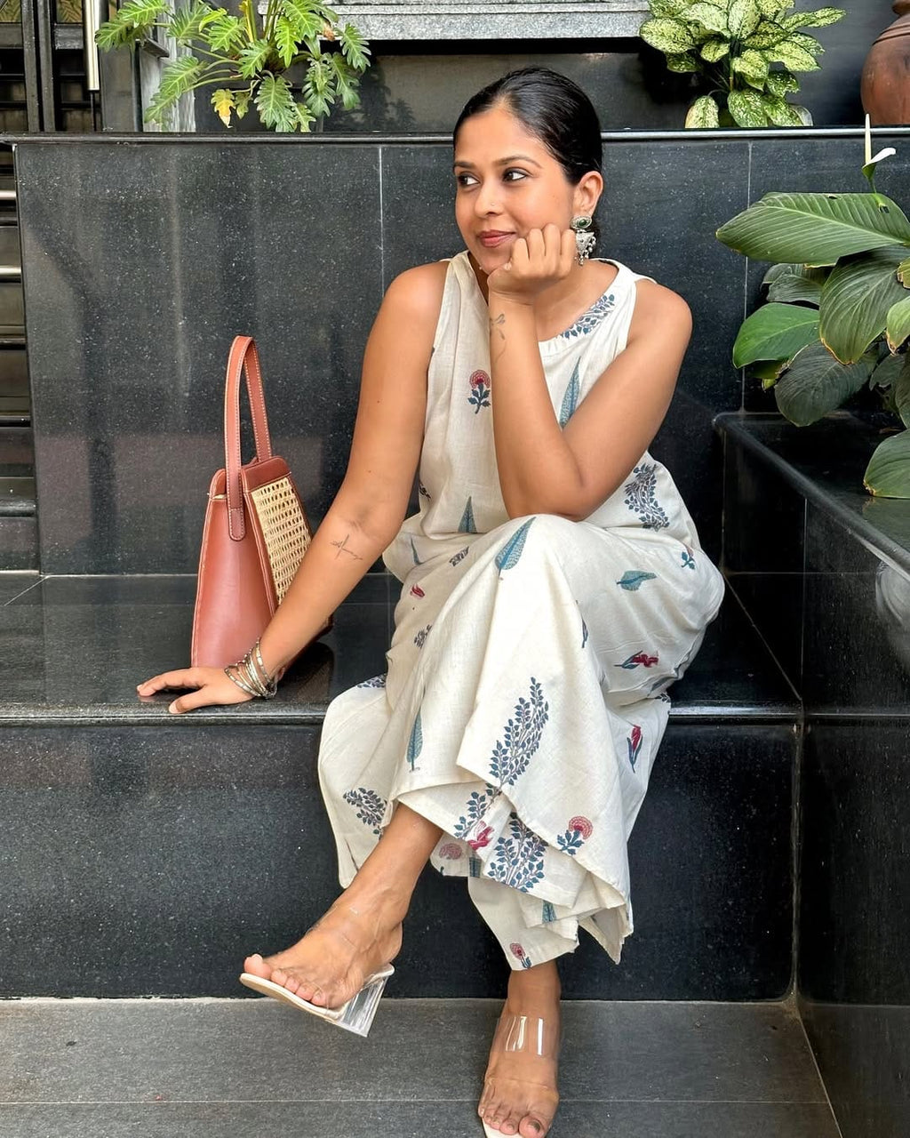 Kurti palazza set