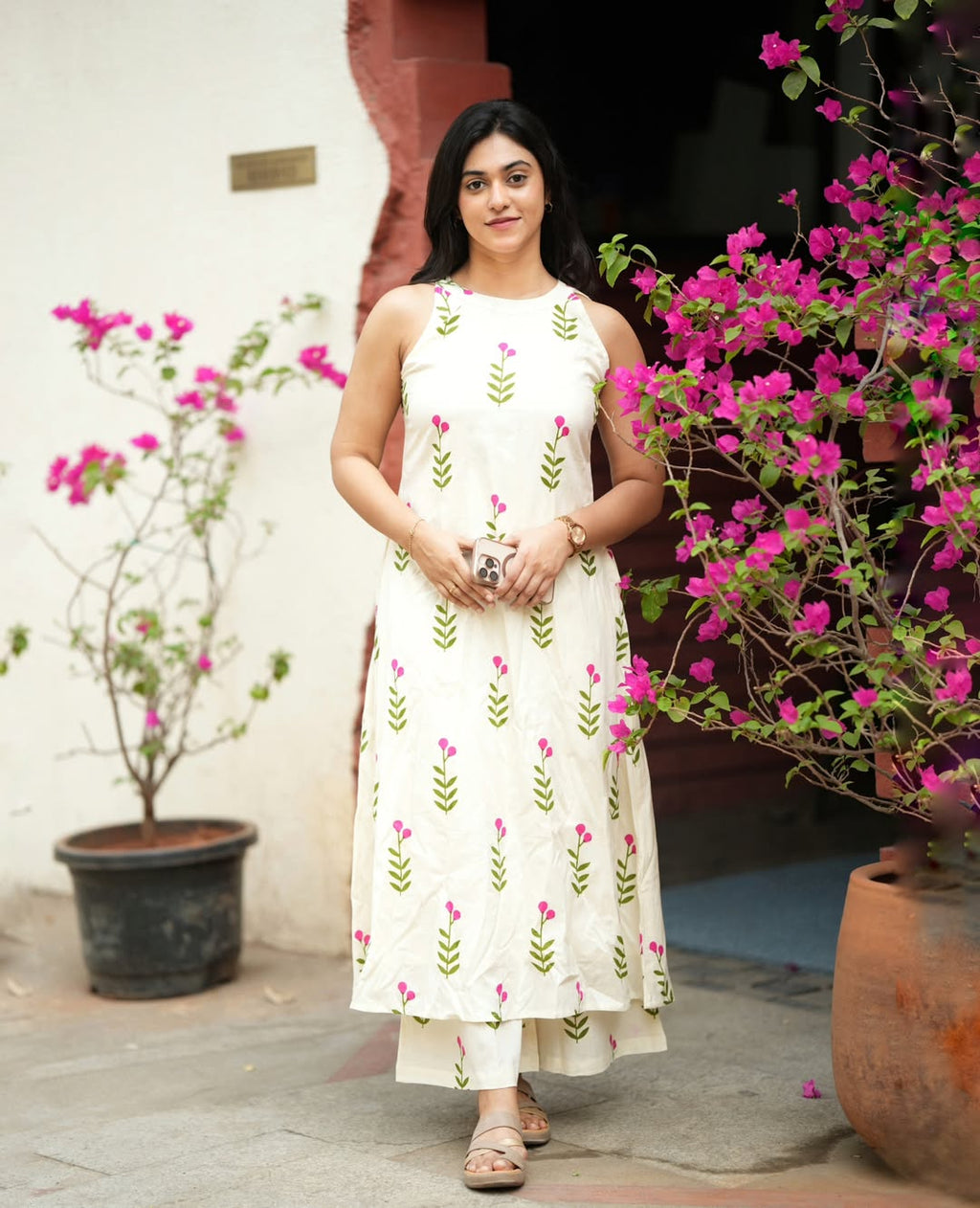 Kurti palazza set