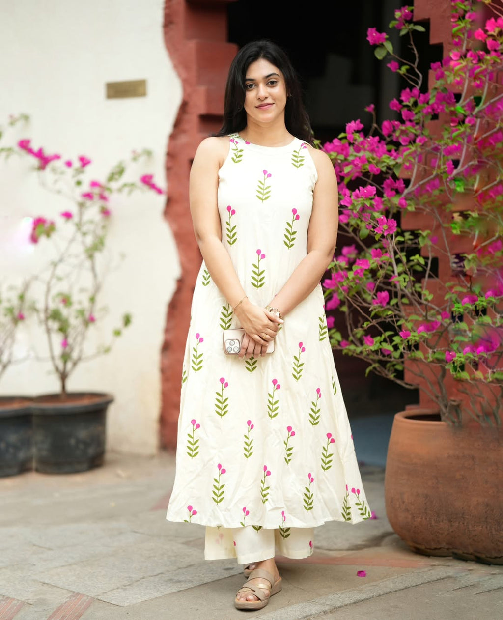 Kurti palazza set