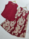 2 pc skirt and top