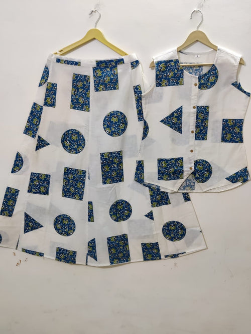 2 pc skirt and top