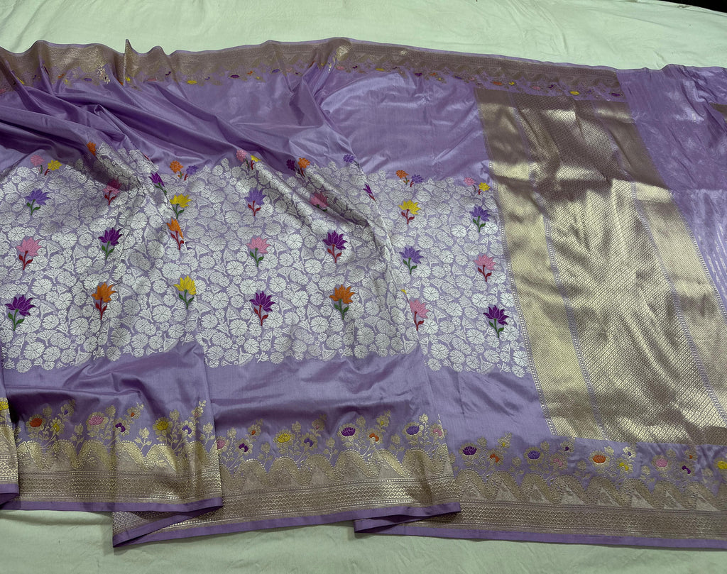 Katan silk banarasi saree