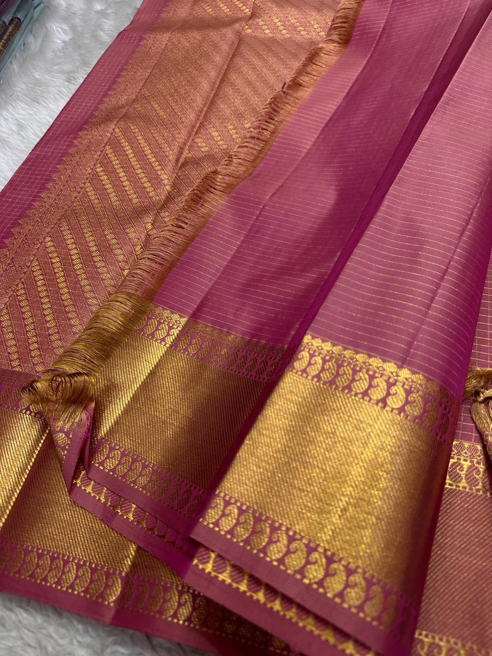 Pure handloom Kanchipuram silk sarees

*Silk mark certified*