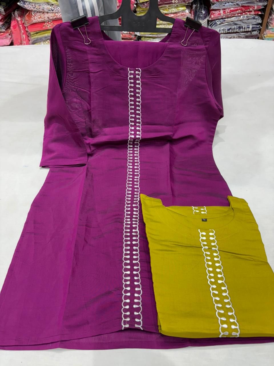 2pc set dola silk cotton