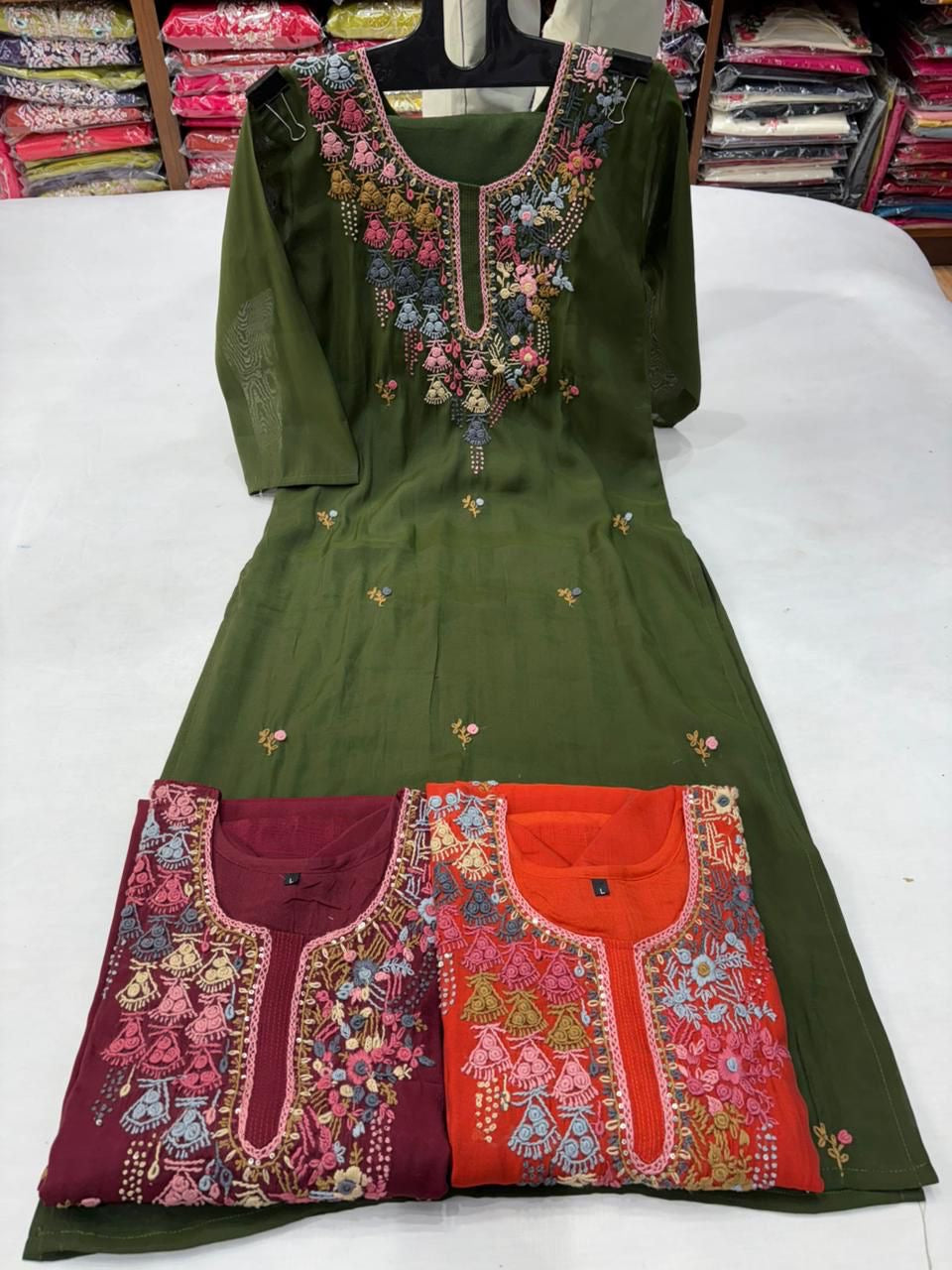 Mul chanderi 2 pc set