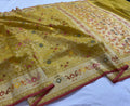 Cotton jamdani  ek Tara Banaras saree