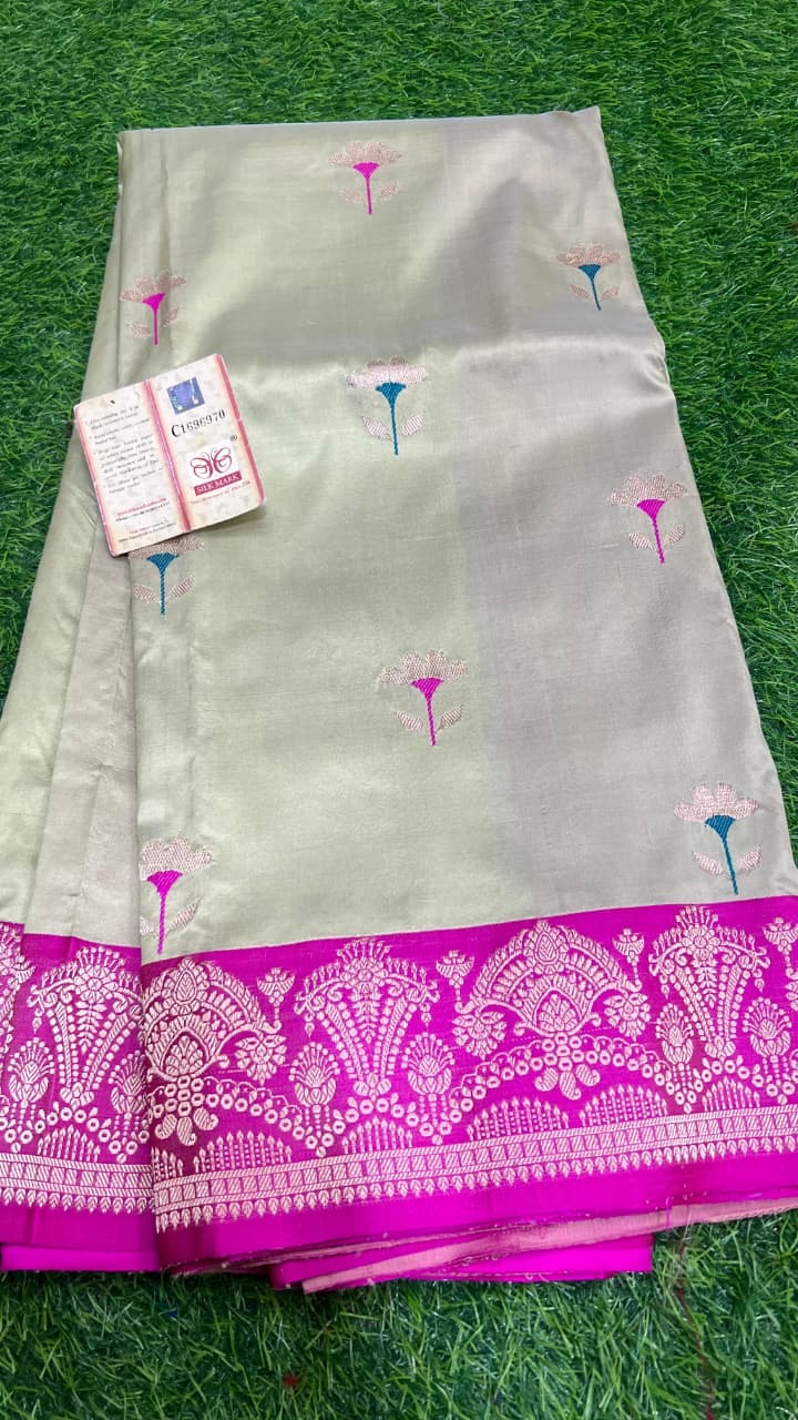 Banarasi katan silk saree