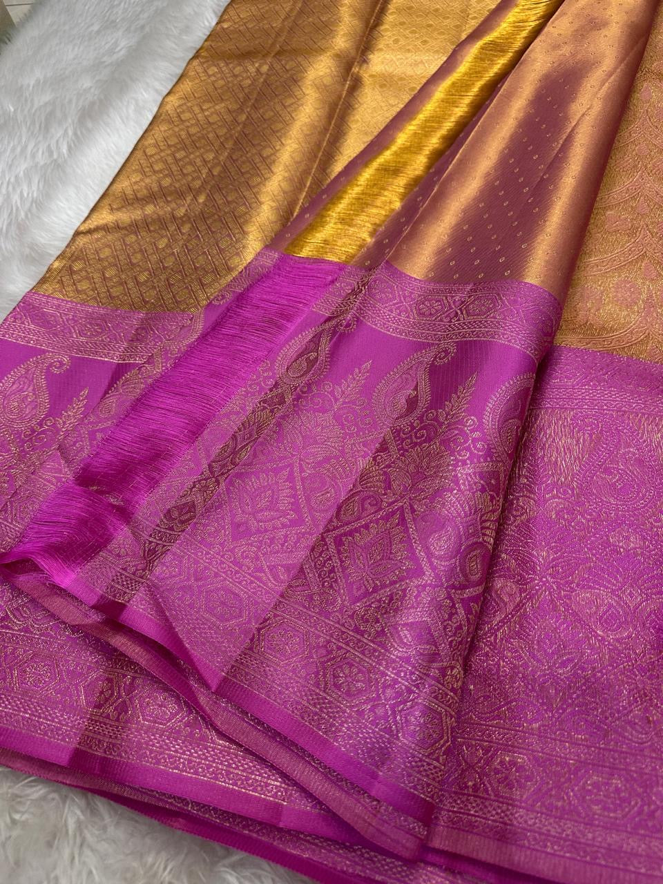 Pure handloom Kanchipuram sarees