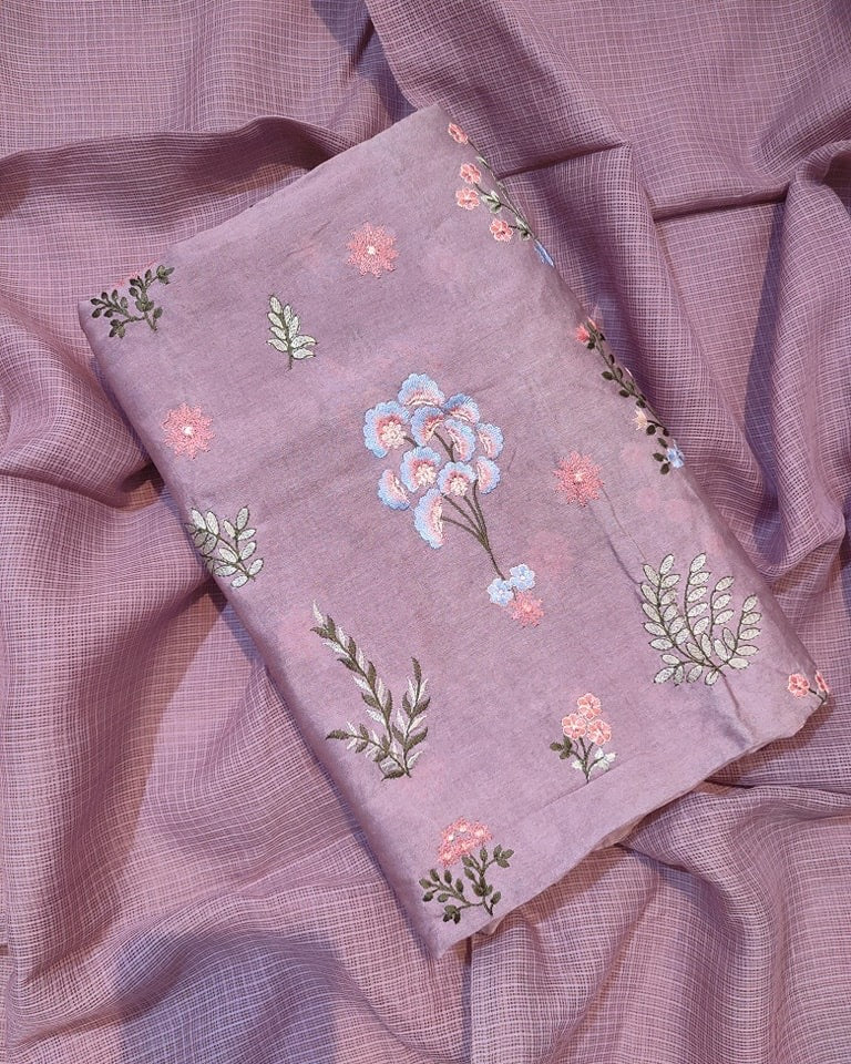 Exclusive Banarasi Unstitched Salwar kameez with Dupatta*