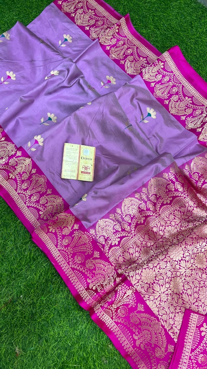 Banarasi katan silk saree