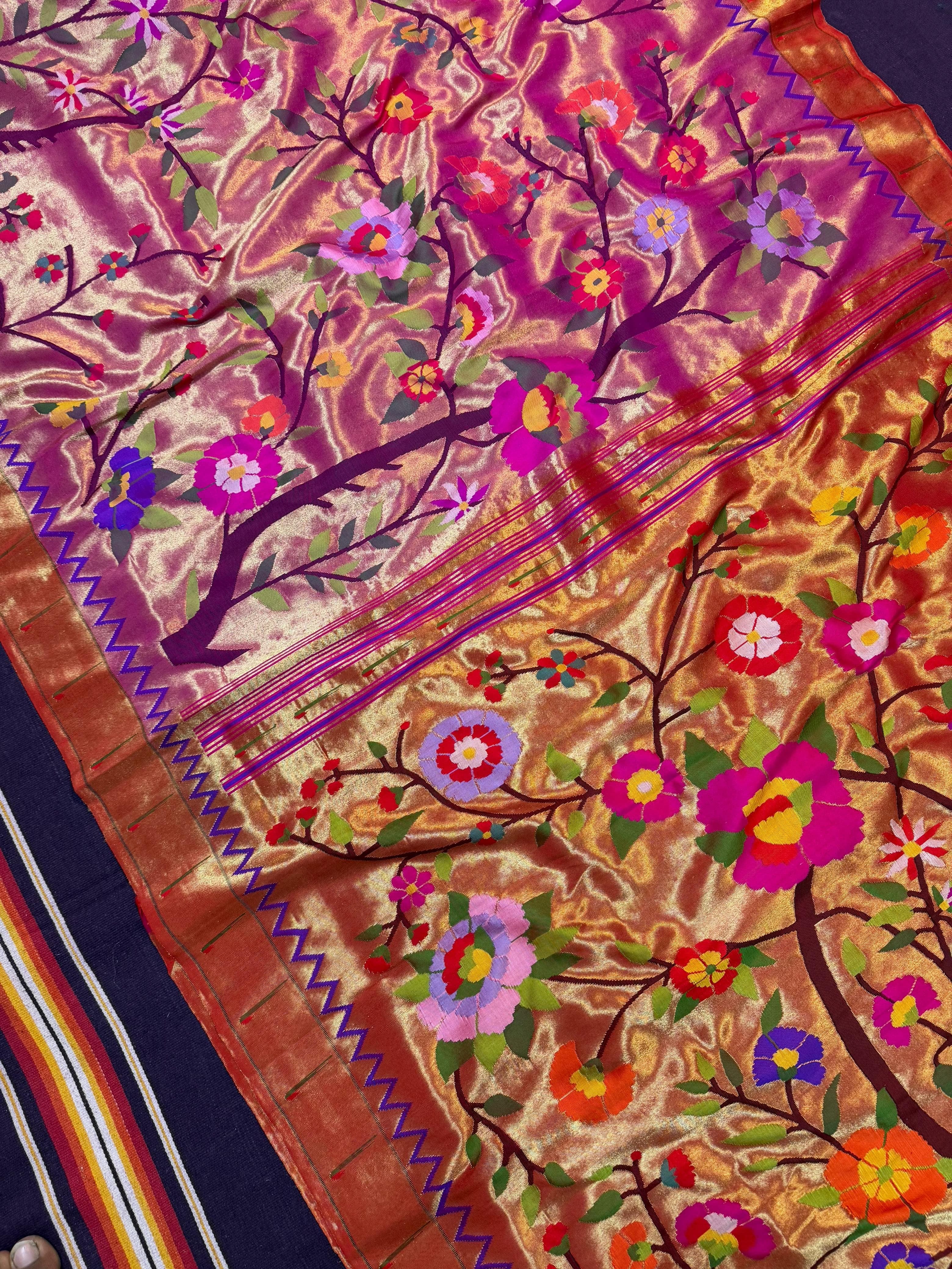 All over Paithani saree