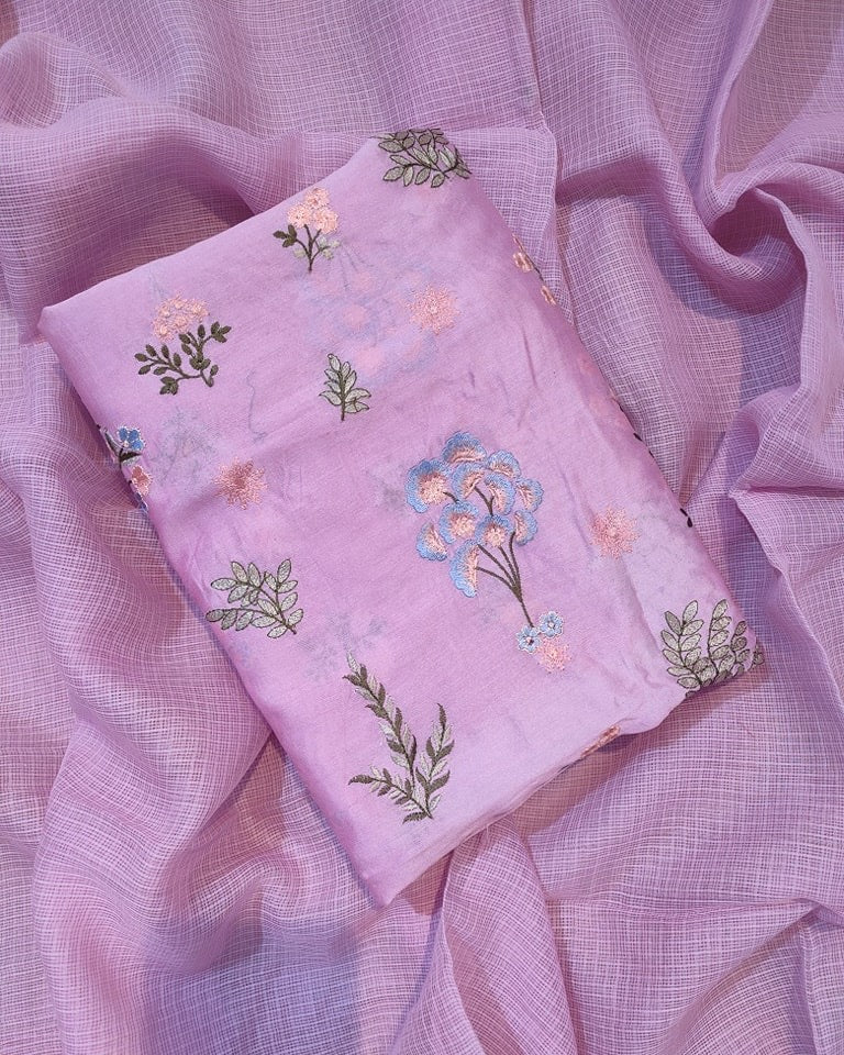 Exclusive Banarasi Unstitched Salwar kameez with Dupatta*