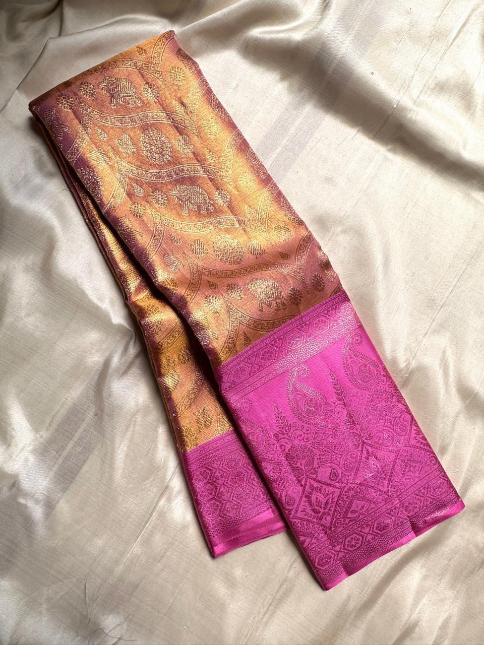 Pure handloom Kanchipuram sarees