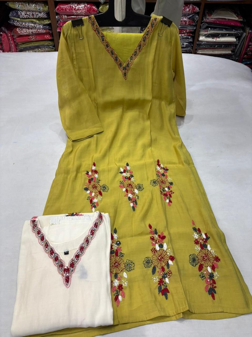 Mul chanderi 2 pc set